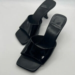 Jeffrey Campbell black Mules